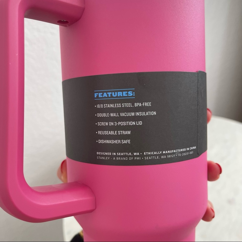 LAST ONE Brand new Stanley Travel quencher 40oz in new release in azalea 💕 - Picture 2 of 9